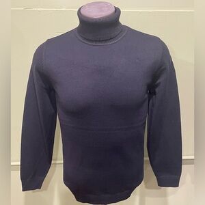 Deniko sweater turtleneck black modern fit thick